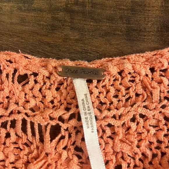 Free People Crashing Waves Cotton Pullover, sz Medium - Picture 6 of 11